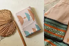 Casual Classics ❊ Handloom Cotton Off White Saree With Woven Border