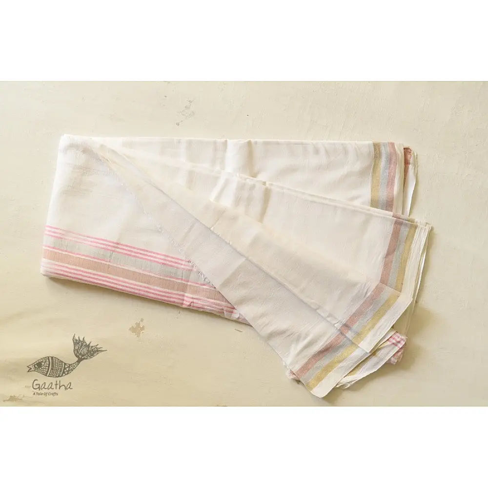 shop handwoven Cotton Dhoti - khes