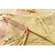 Handloom Cotton Dhoti & Khes Set - Yellow