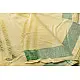 handwoven Cotton Dhoti & Khes Set - Yellow