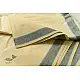 shop Handloom Cotton Dhoti and khes - Off White with Border