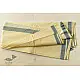 shop Handloom Cotton Dhoti and khes - Off White with Border