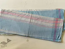 Damodar . दामोदर - Handwoven Dhoti Khes - Light Blue