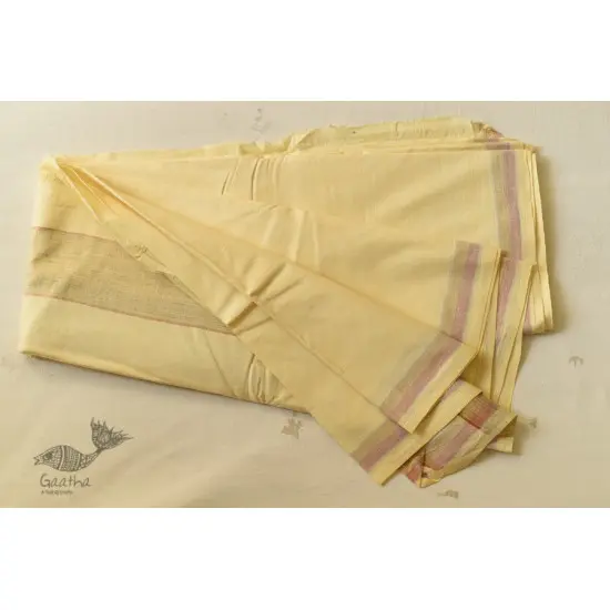 Handwoven Pure Cotton Dhoti & Khes