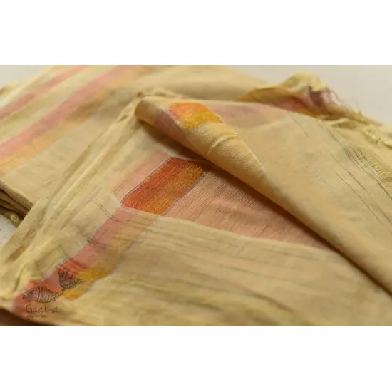 Handwoven Pure Cotton Dhoti & Khes