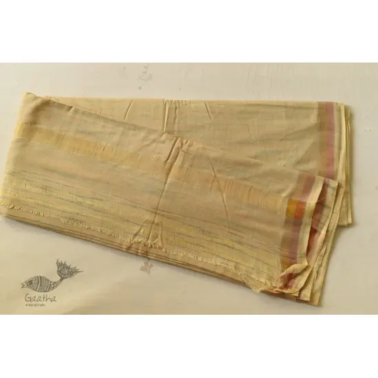 Handwoven Pure Cotton Dhoti & Khes