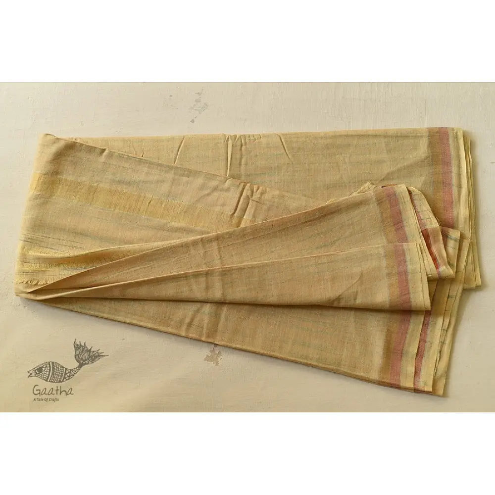 Handwoven Pure Cotton Dhoti & Khes
