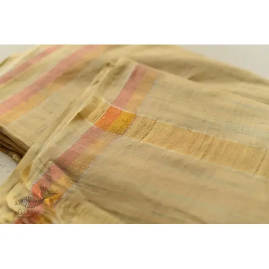 Handwoven Pure Cotton Dhoti & Khes