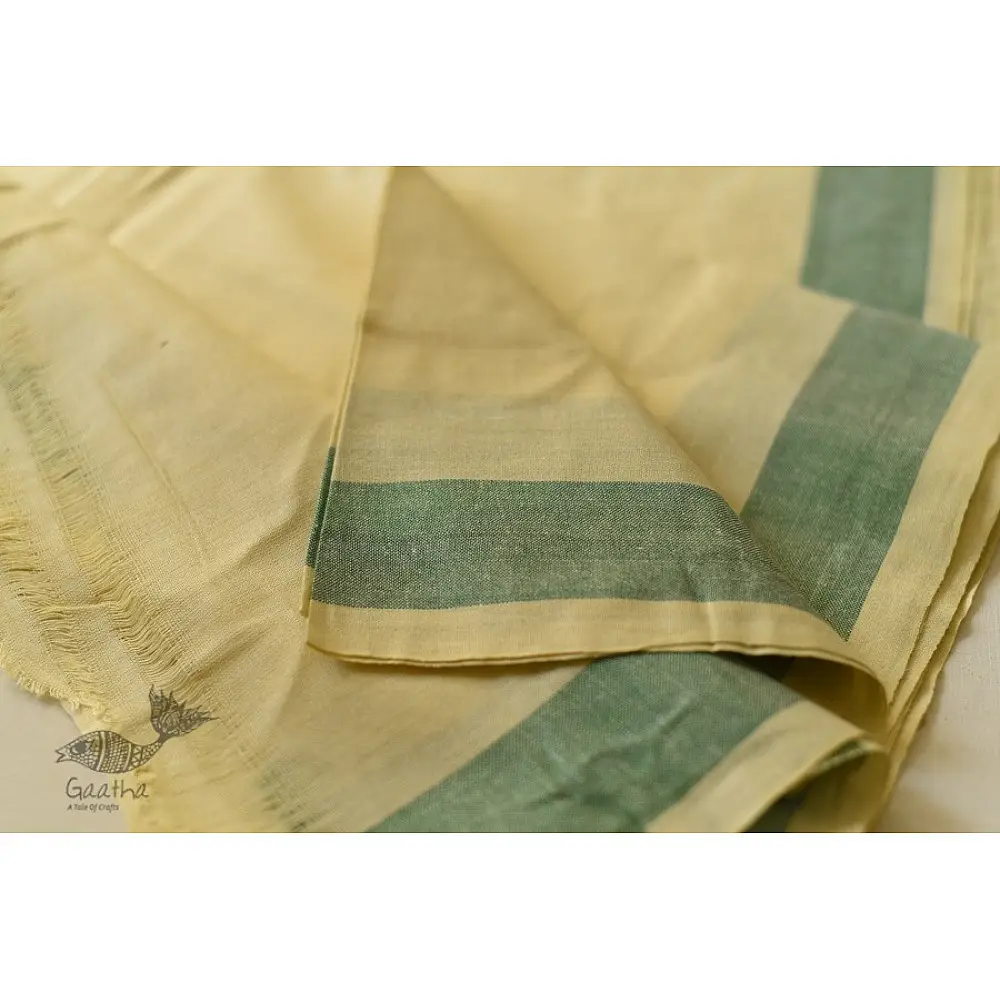 Handwoven Pure Cotton Dhoti & Khes