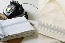 Damodar . दामोदर ~ Handwoven Cotton Dhoti & Khes in Off White Color with Simple Border