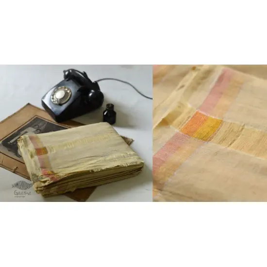 Handwoven Pure Cotton Dhoti & Khes