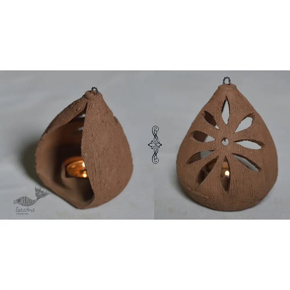 Terracotta Handmade Clay diya hanging