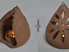 Maati Ka Kaam ‡ Terracotta Hanging Nariyel Diya ‡ 2
