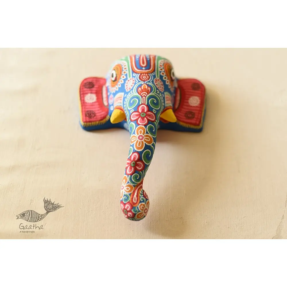 shop hand painted Pattachitra Mask ~ Ganesha