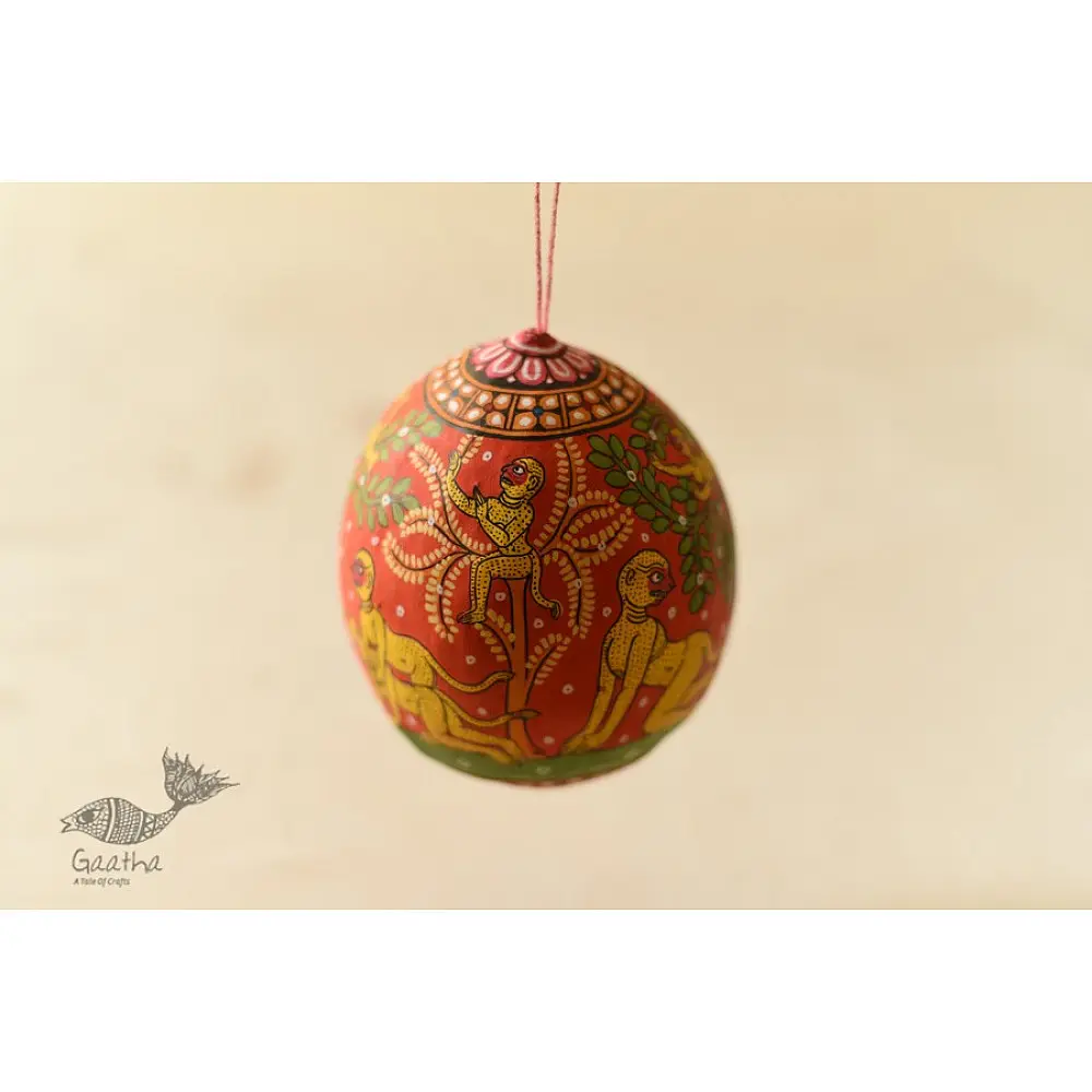 shop Pattachitra Painted - Coconut Hanging 