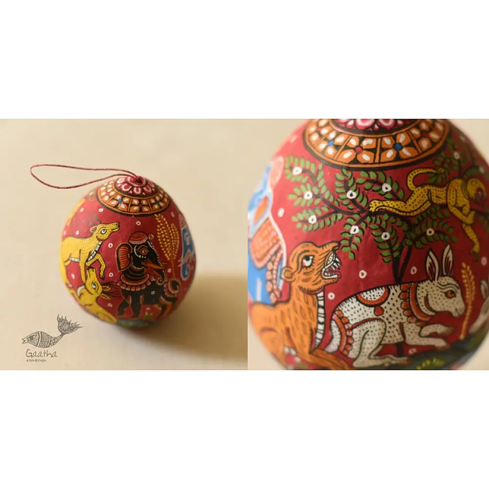 shop Pattachitra Painted - Coconut Hanging 