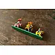 shop Handmade Wooden Fridge Magnet - Good Luck Line (Horse, Elephant, Camel)