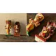shop Handmade Wooden Fridge Magnet Brahma & Saraswati
