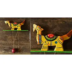 Handmade Wooden Scroll Toy - Camel 
