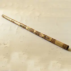 Bansuri . बाँसुरी ⠇Tribal Music Instrument | Revolving Bamboo Flute - B