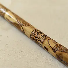 Bansuri . बाँसुरी ⠇Tribal Music Instrument | Revolving Bamboo Flute - B