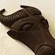 shop handmade wooden mask - Bull