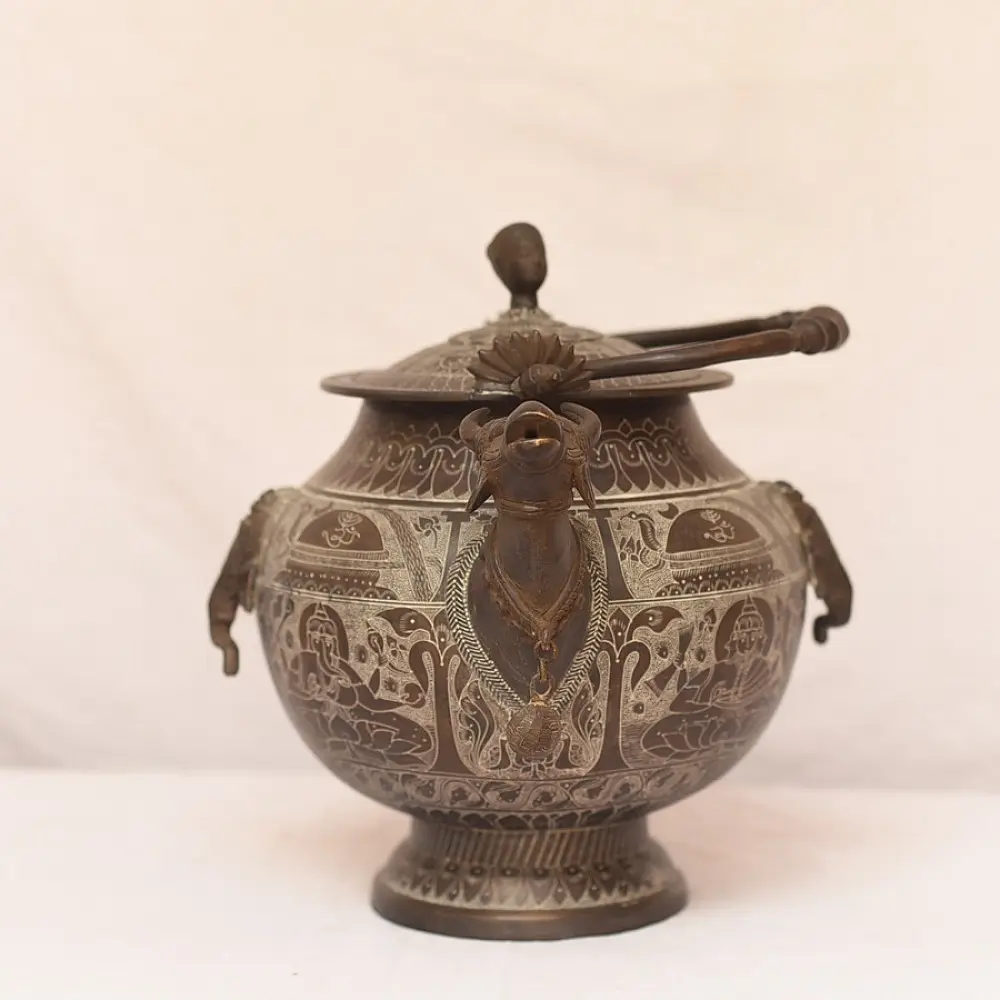Shop antique Nandi Kamandal | handicrafts Khajuraho
