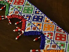 Shubh-Laabh | Glass Bead Door Toran - Diamond Design 