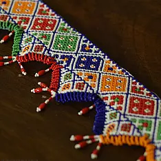 Shubh-Laabh | Glass Bead Door Toran - Diamond Design 