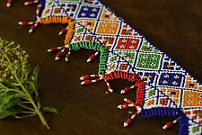 Shubh-Laabh | Glass Bead Door Toran - Diamond Design 