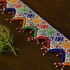 Shubh-Laabh | Glass Bead Door Toran - Diamond Design 