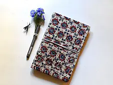 Ajrakh Pothi Diary  ( 9 X 6 in ) ☙ B