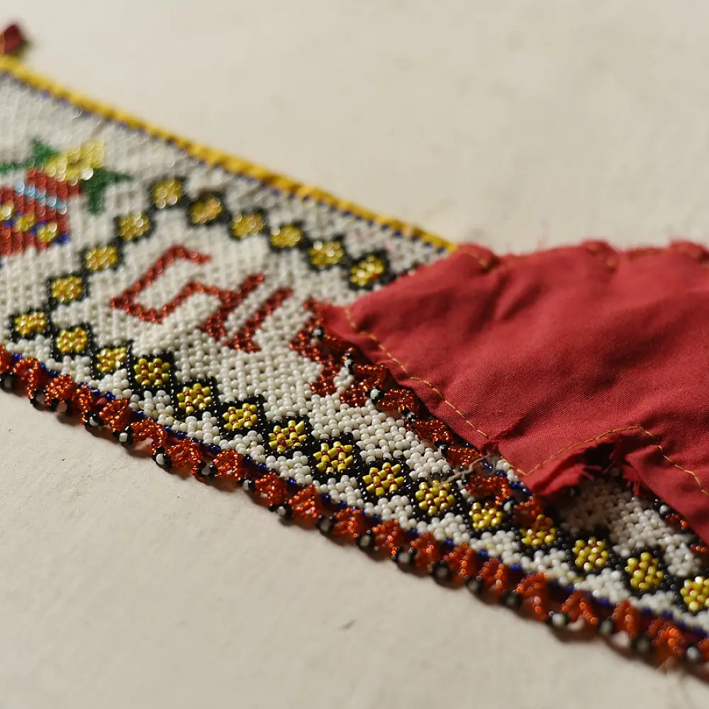 Handmade Bead Work ~ Old Toran - Bapa Sitaram