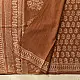 Dabu Cotton Saree with Bagru Print