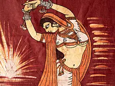 Batik Painting ~ Dancing Girl