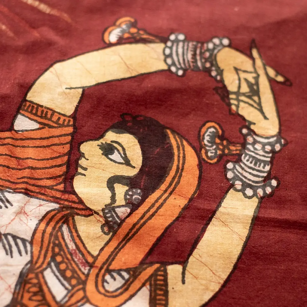 shop handcrafted batik painting Dancing Girl