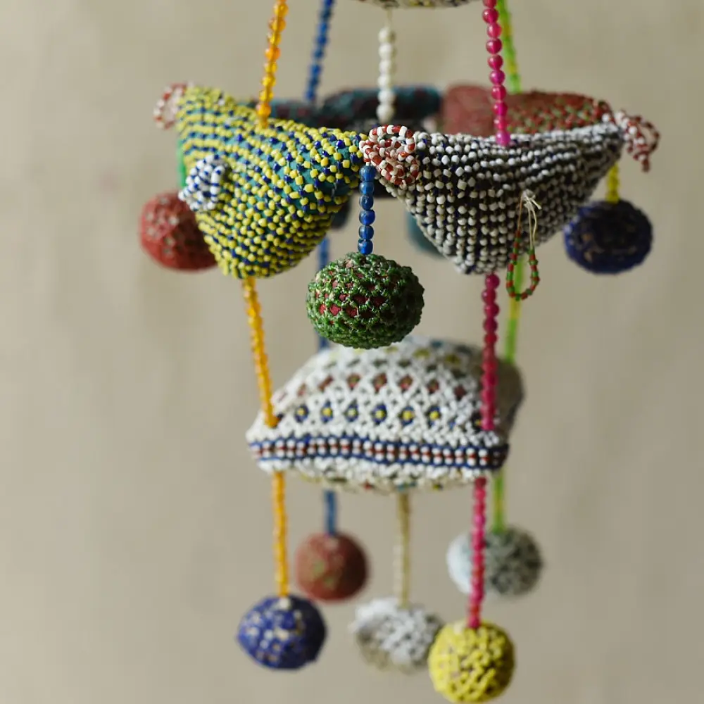 Handmade Bead Work ~ Old Latkan Hanging