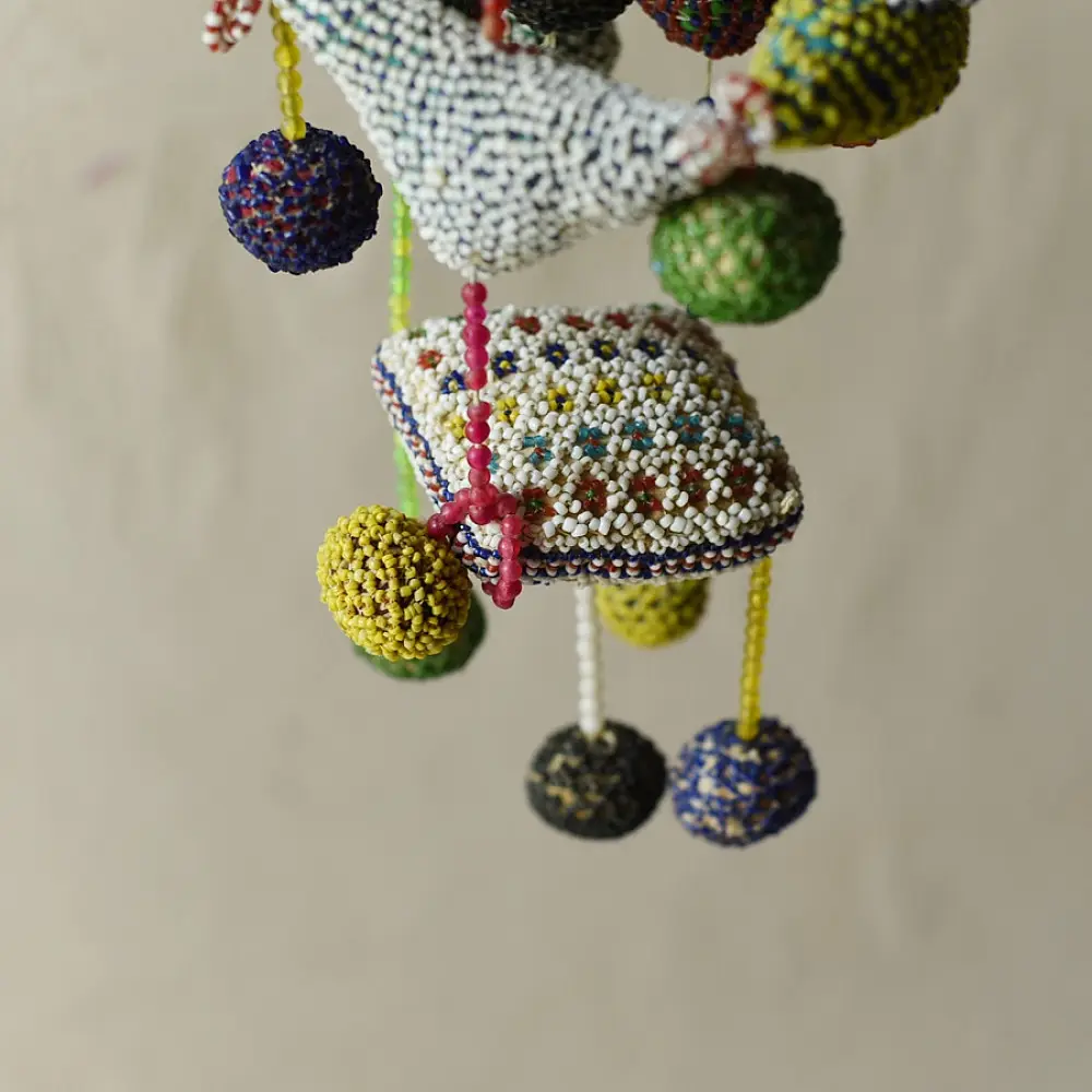 Handmade Bead Work ~ Old Latkan Hanging