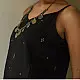 buy Handloom Jamdani Sleeveless Black Top