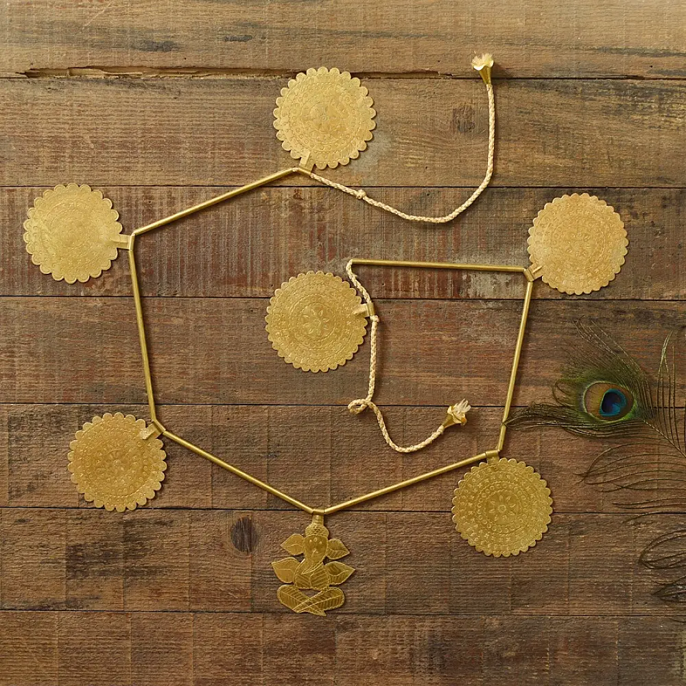 shop Brass Handmade Toran - Round