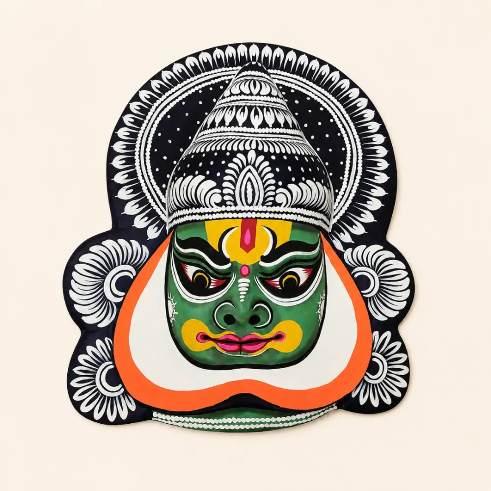 shop Paper Mache Chhau Mask - Handmade