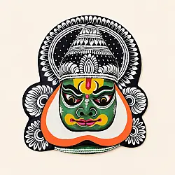 Mukhauta . मुखौटा : Handmade Wall Hanging Chhau Mask - A