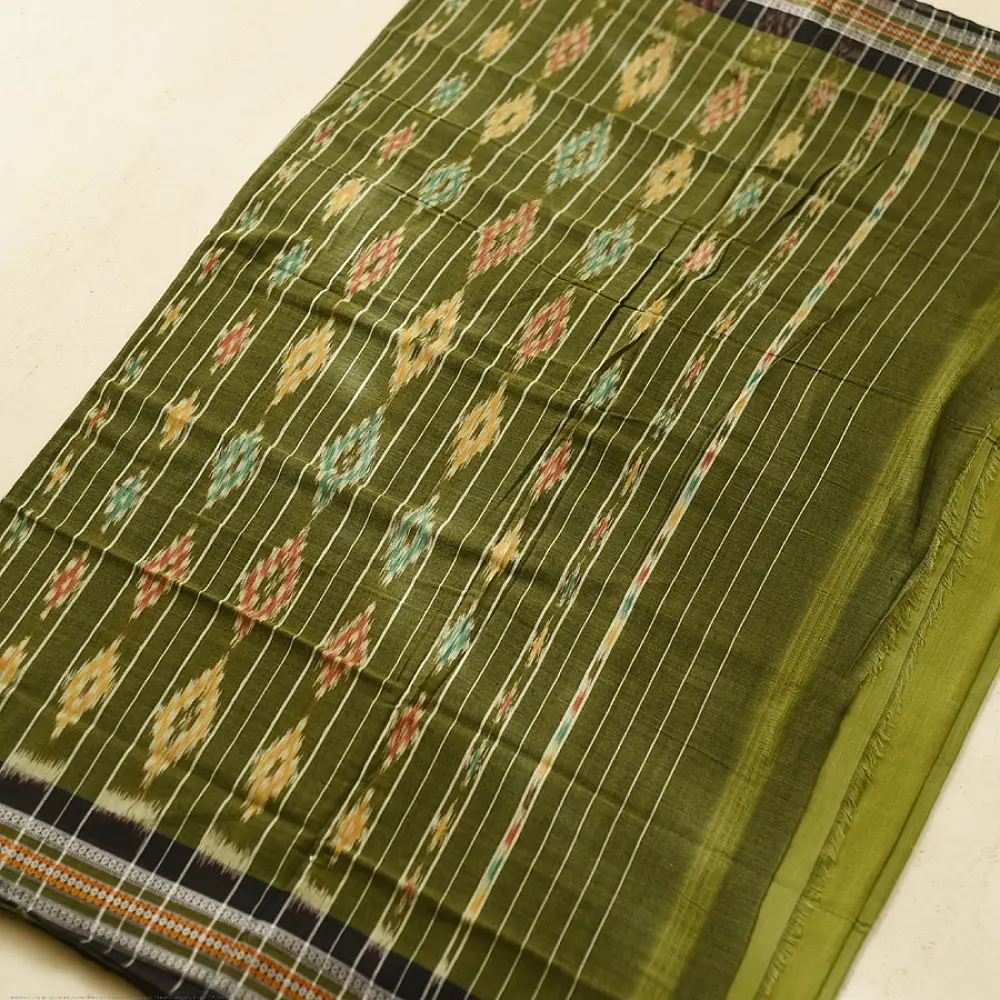 Cotton weaves ~ Ikat Saree { Hina }