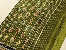 Handlom Cotton Saree | IKAT Pallu { Hina }