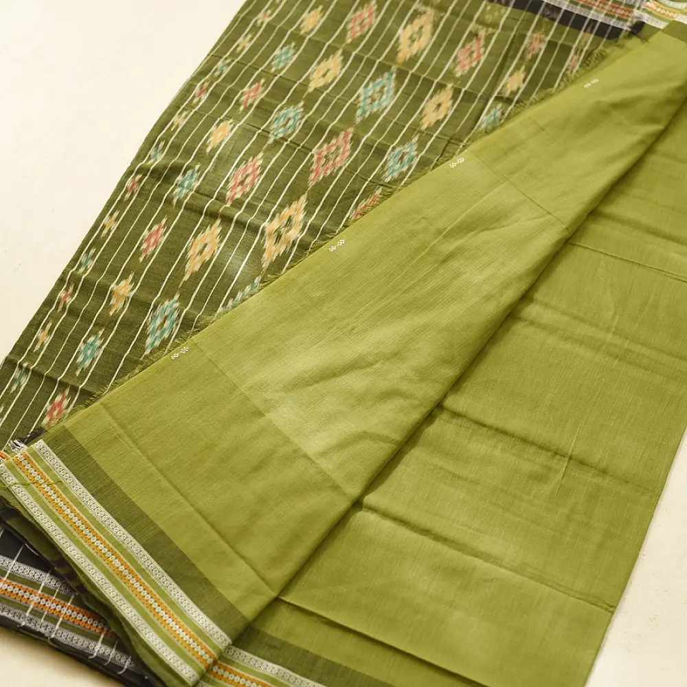 Cotton weaves ~ Ikat Saree { Hina }