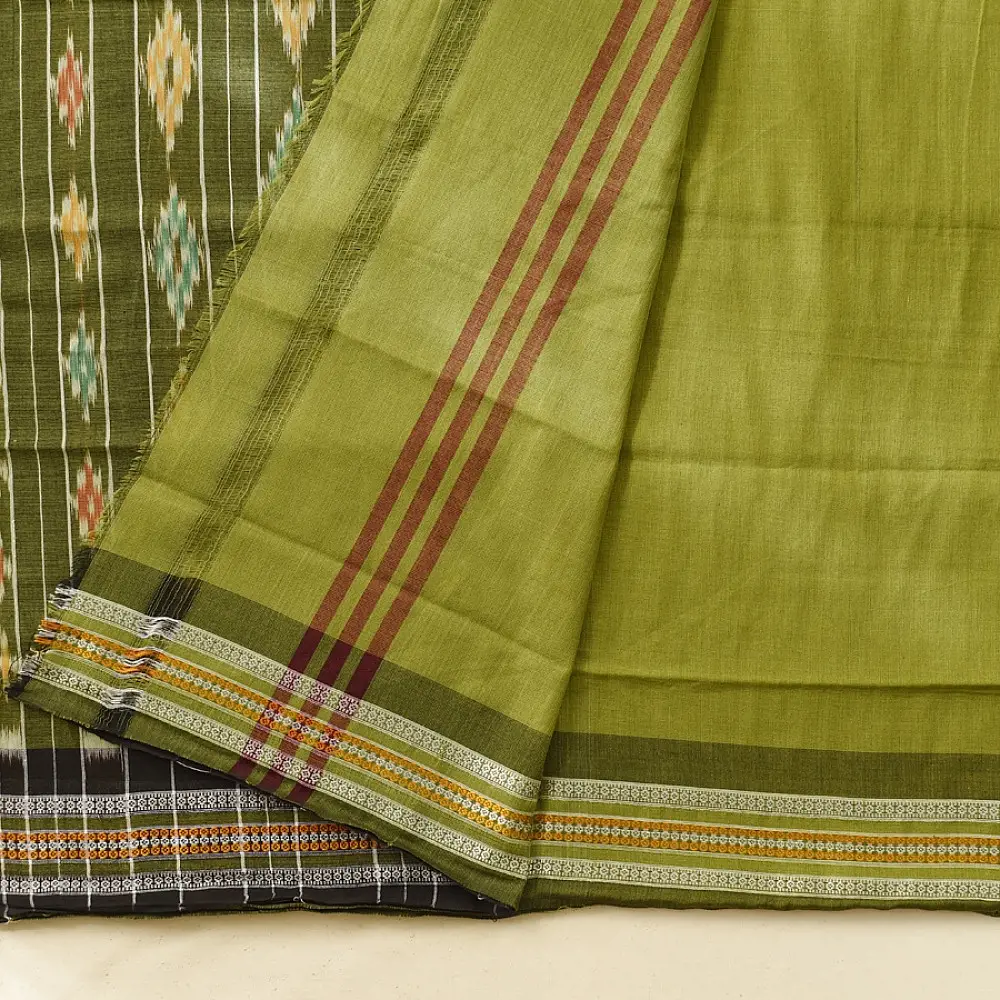 Cotton weaves ~ Ikat Saree { Hina }
