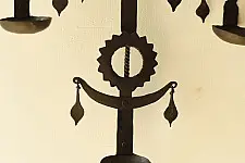 Ahou | Wrought Iron Diya Holder | Tribal Aesthetic