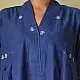 shop Jamdani - Handloom Cotton Blue Dress