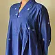 shop Jamdani - Handloom Cotton Blue Dress