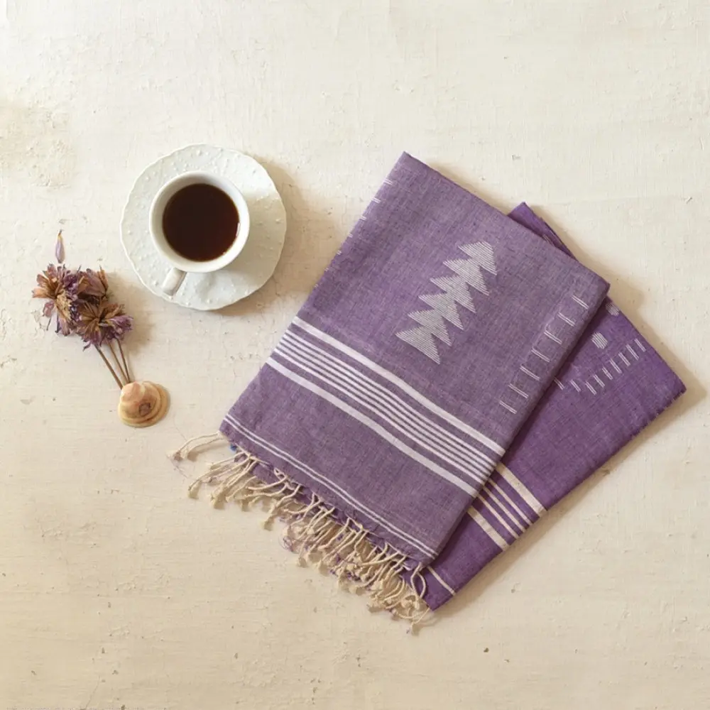 shop Handloom Soft Cotton Jamdani Stole
